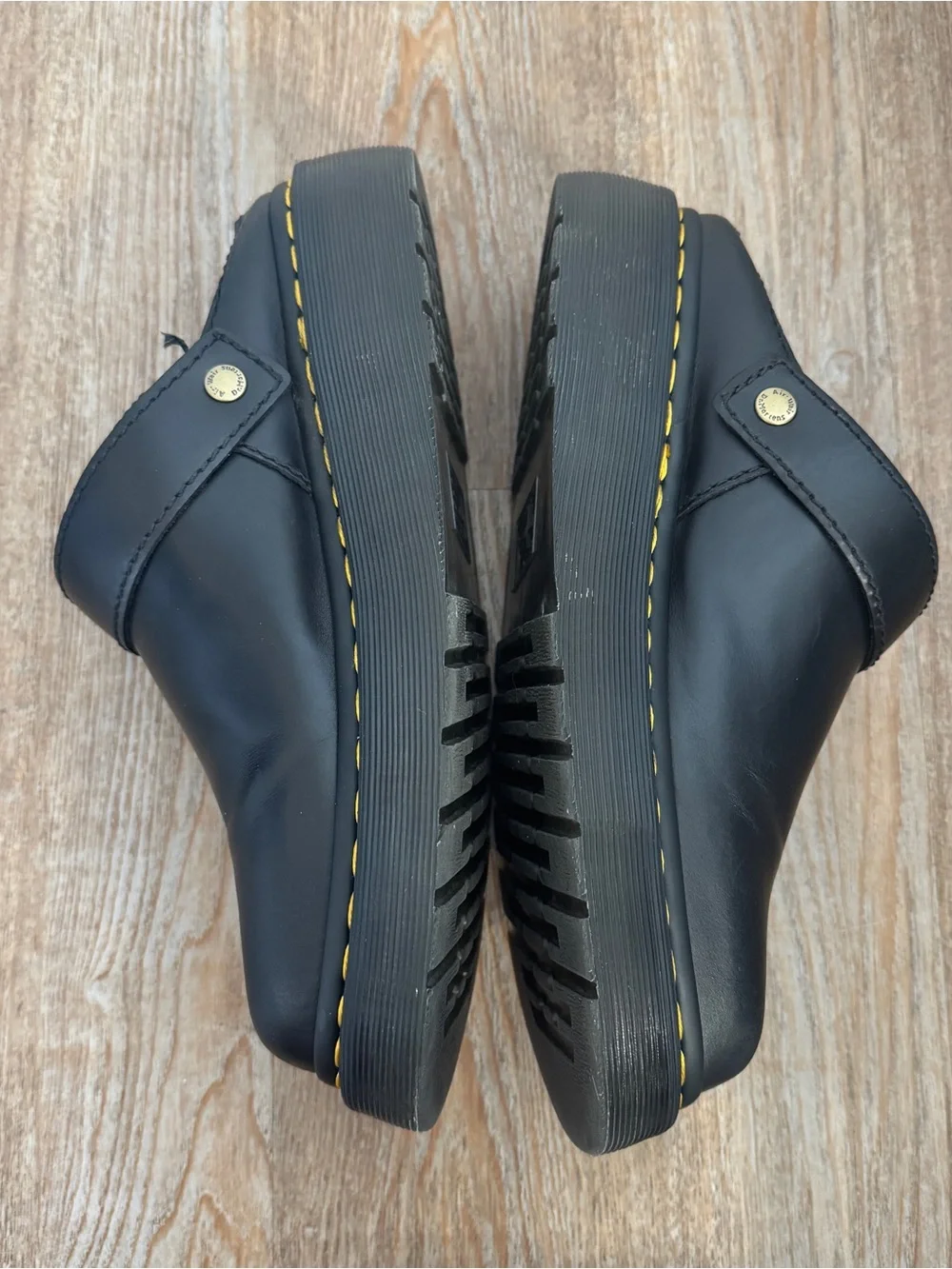 Dr. Martens Archive Mule Black Leather Clog UK8 US9M US10W EU42 Buckle Laketen